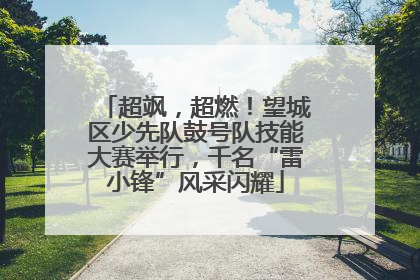 超飒，超燃！望城区少先队鼓号队技能大赛举行，千名“雷小锋”风采闪耀