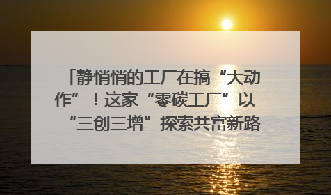 静悄悄的工厂在搞“大动作”！这家“零碳工厂”以“三创三增”探索共富新路径｜网络名人四川行
