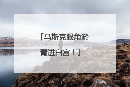 马斯克眼角淤青进白宫！