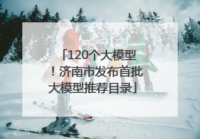 120个大模型！济南市发布首批大模型推荐目录