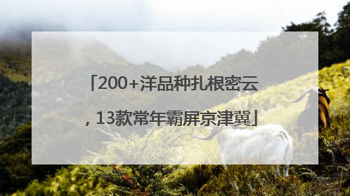 200+洋品种扎根密云，13款常年霸屏京津冀