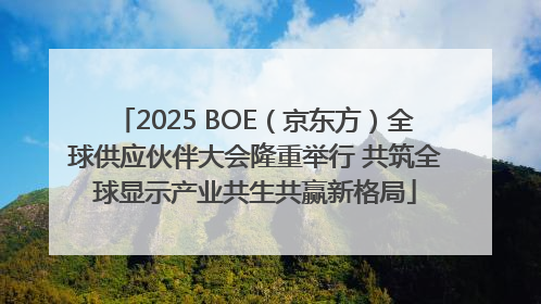 2025 BOE（京东方）全球供应伙伴大会隆重举行 共筑全球显示产业共生共赢新格局
