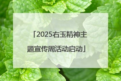 2025右玉精神主题宣传周活动启动